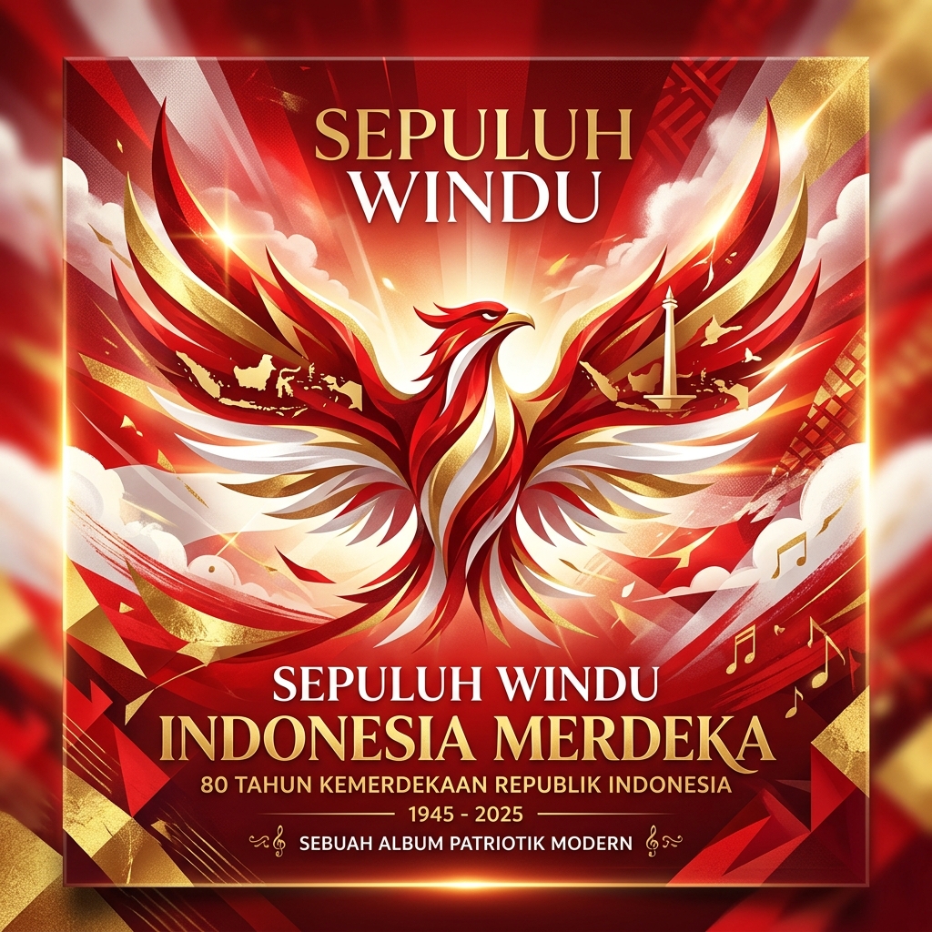Sampul Album Sepuluh Windu Indonesia Merdeka - Ahmad Doli Kurnia